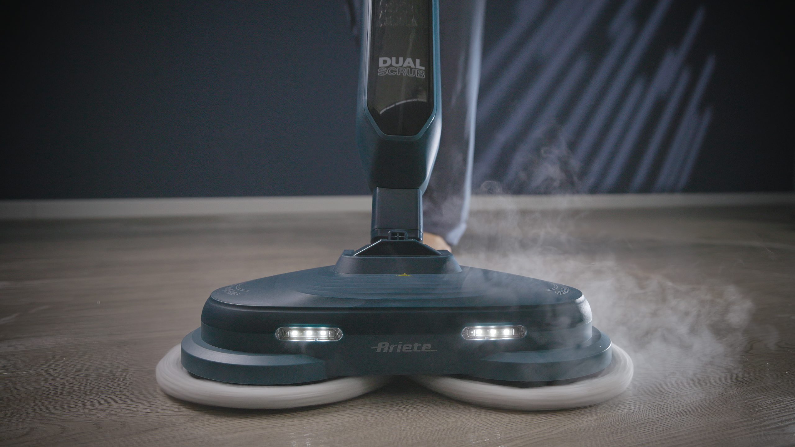 Ariete STEAM MOP, sa dve rotirajuce cetke, Parocistac (4178) plavi - Image 2